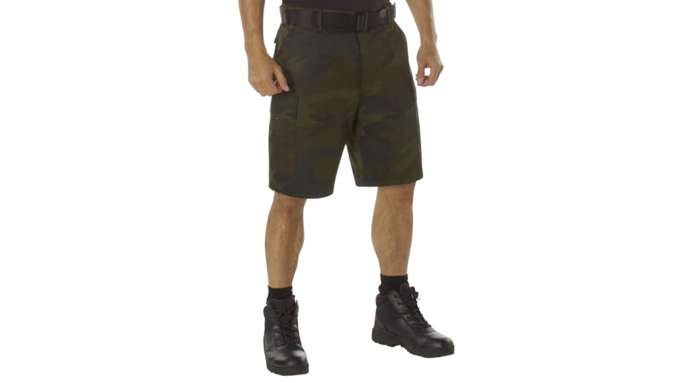 Rothco Colored Camo BDU Shorts - Men's, Midnight Woodland Camo, Medium, 12040-MidnightWoodlandCamo-M