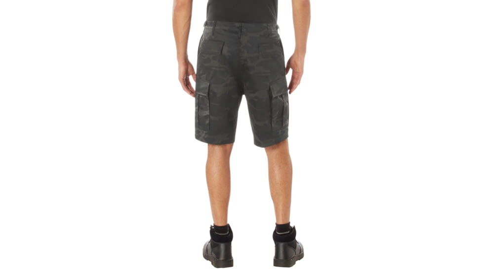 Rothco Colored Camo BDU Shorts - Mens, M, Midnight Black Camo, 12022-MidnightBlackCamo-M
