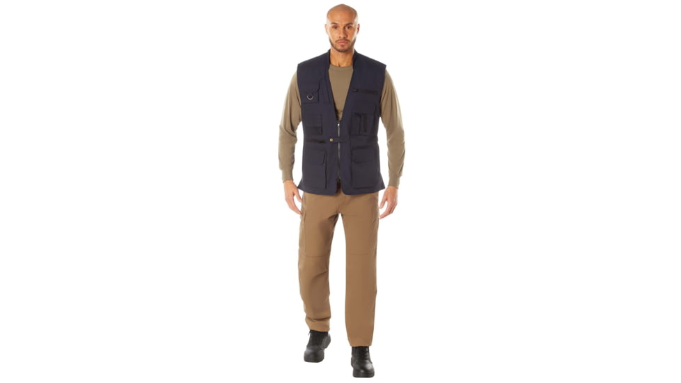 Rothco Concealed Carry Plainclothes Vest - Mens, Midnight Navy Blue, Medium, 613902038462