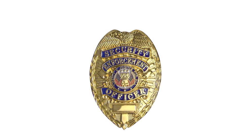 Rothco Deluxe Security Enforcement Officer Badge, Gold, 1916-Gold