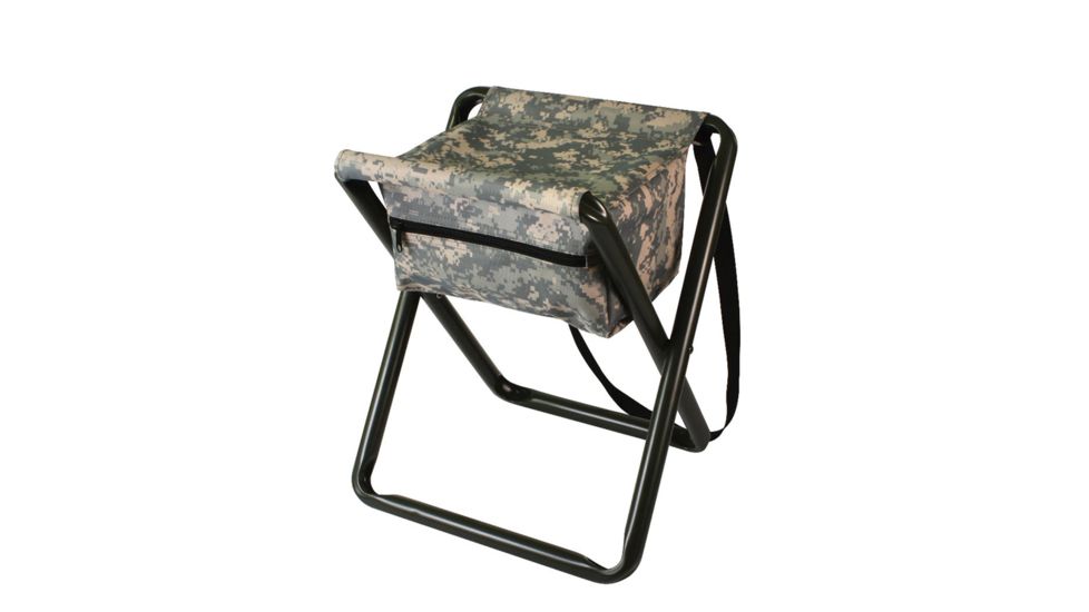 Rothco Deluxe Stool With Pouch, ACU Digital Camo, 4546-ACUDigitalCamo