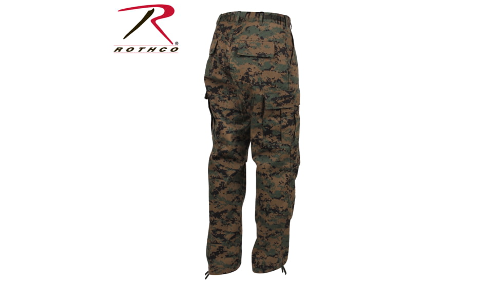 Rothco Digital Camo Tactical BDU Pants, Subdued Urban Digital Camo, XS, 9620-SubduedUrbanDigitalCamo-XS