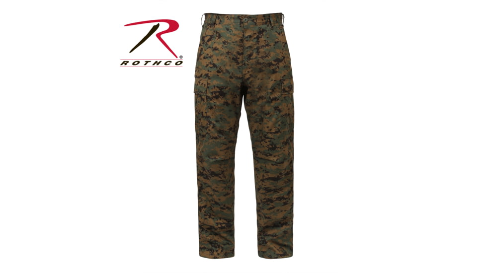 Rothco Digital Camo Tactical BDU Pants, Subdued Urban Digital Camo, XS, 9620-SubduedUrbanDigitalCamo-XS