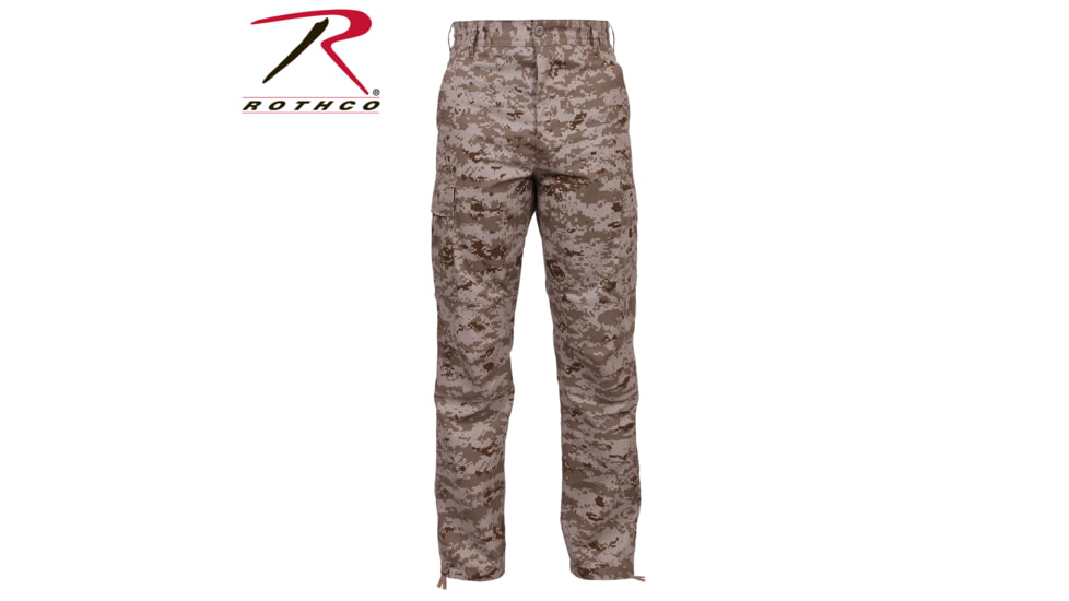 Rothco Digital Camo Tactical BDU Pants, Subdued Urban Digital Camo, XS, 9620-SubduedUrbanDigitalCamo-XS