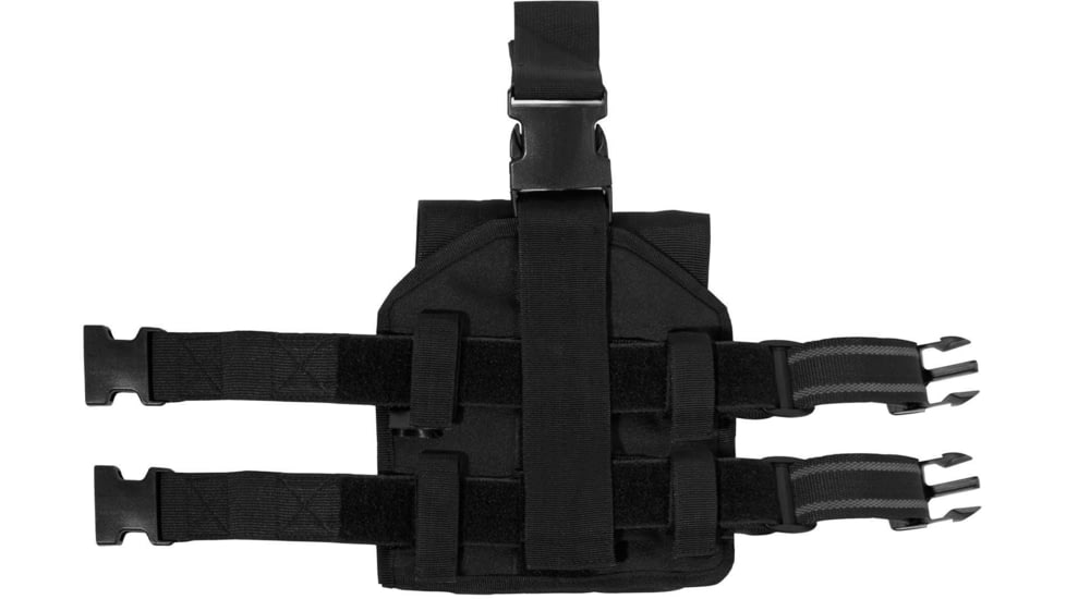 Rothco Drop Leg Double Mag Pouch, Black, 10790-Black