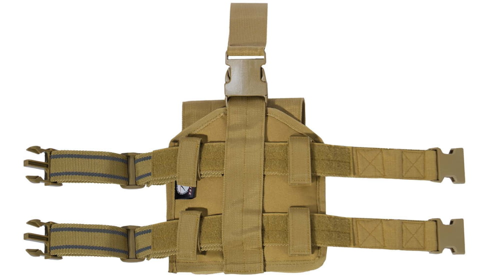 Rothco Drop Leg Double Mag Pouch, Coyote Brown, 10791-CoyoteBrown