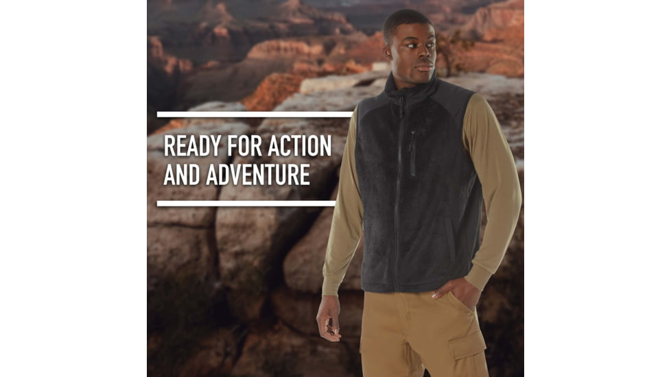 Rothco E.C.W.C.S. Fleece Vest, Coyote Brown, Medium, 613902039896