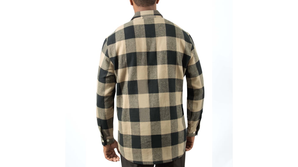 Rothco Extra Heavyweight Buffalo Plaid Flannel Shirt - Mens, Coyote Brown Plaid, Small, 47380-CoyoteBrownPlaid-S