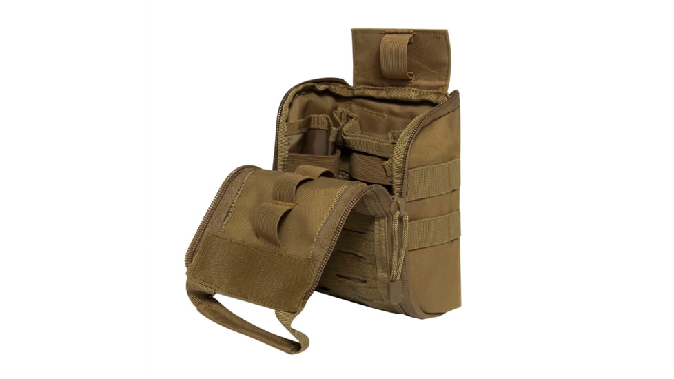 Rothco Fast Action MOLLE Medical Pouch, Coyote Brown, 20757-CoyoteBrown