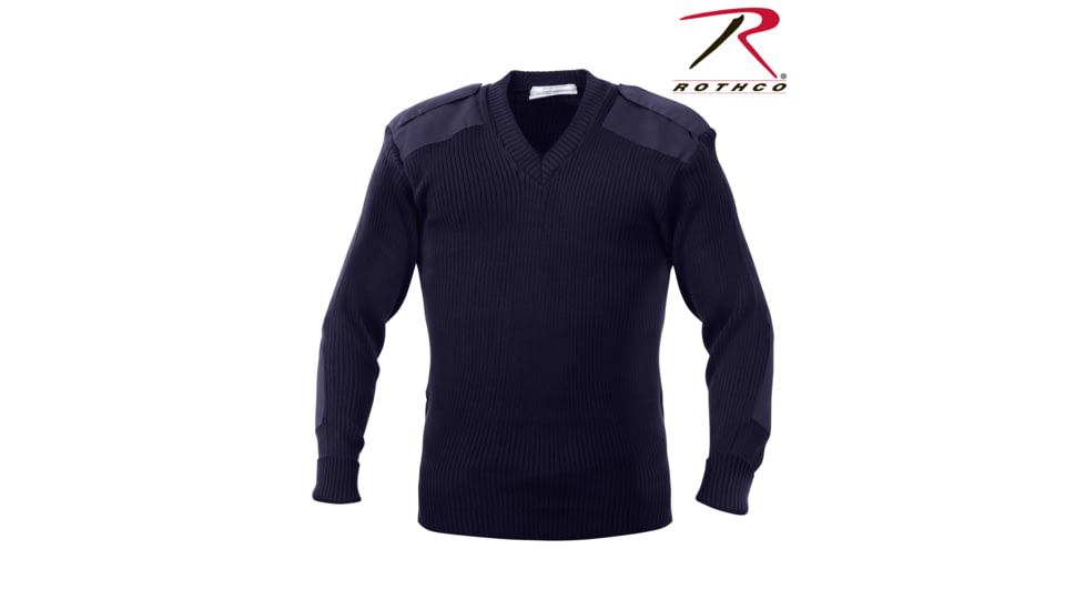 Rothco G.I. Style Acrylic V-Neck Sweater, Navy Blue, 5XL, 6489-NavyBlue-5XL