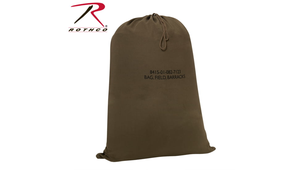 Rothco G.I. Type Canvas Barracks Bag, Olive Drab, 2577-OliveDrab-30x40