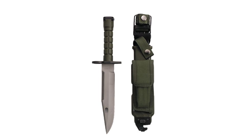 Rothco G.I. Type M-9 Bayonet W/ Sheath, Olive Drab, 2134-OliveDrab