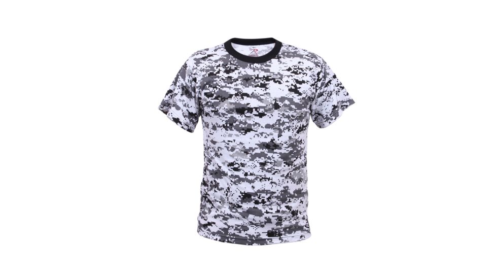 Rothco Digital Camo T-Shirt, City Digital Camo, L, 5210-CityDigitalCamo-L