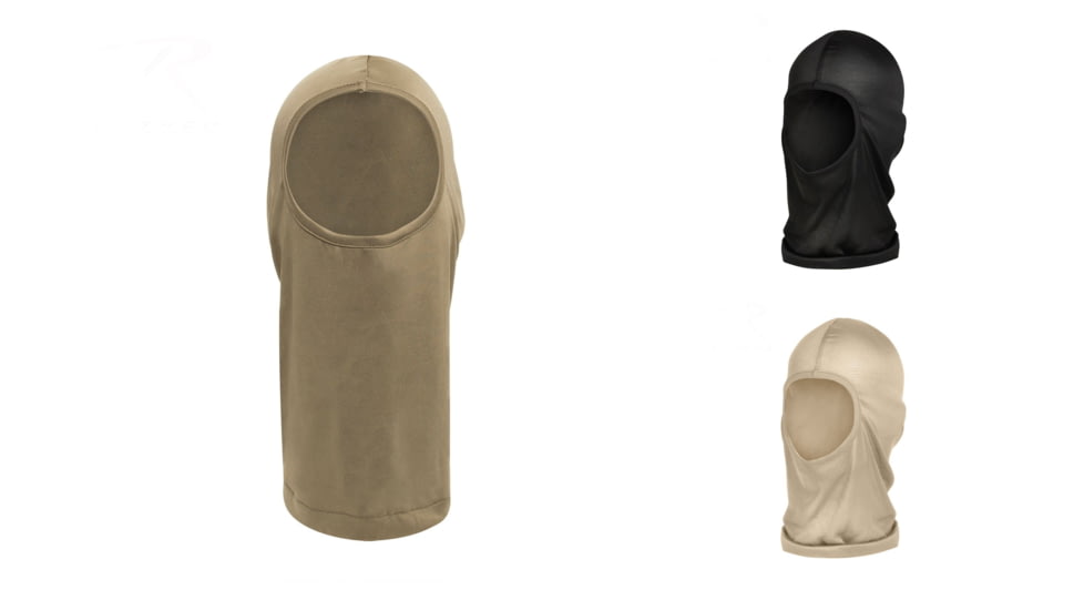 Rothco Lightweight Balaclava, AR 670-1 Coyote Brown, Black, Desert Sand