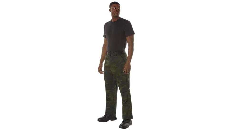 Rothco Midnight Camo Tactical BDU Pants, S 27in-31in Waist, Midnight Black Camo, 12012-MidnightBlackCamo-S27-31Waist
