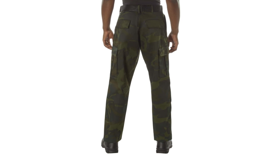 Rothco Midnight Camo Tactical BDU Pants, S 27in-31in Waist, Midnight Black Camo, 12012-MidnightBlackCamo-S27-31Waist