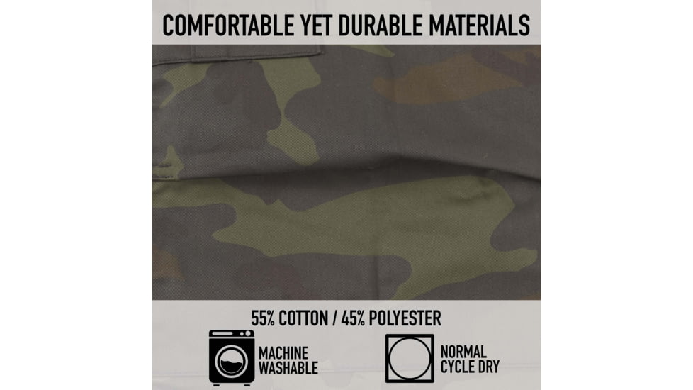 Rothco Tactical BDU Pants - Men's, Midnight Black/Camo, Small, 12012-S27-31Waist