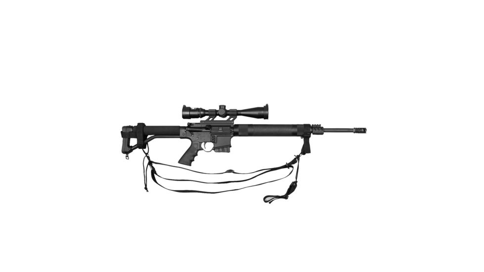 Rothco Military 3-point Rifle Sling, Black, 4007-Black