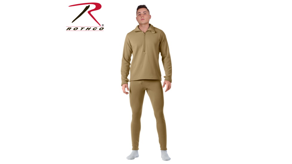 Rothco Gen III Level II Underwear Top, Desert Sand, M, 69020-DesertSand-M