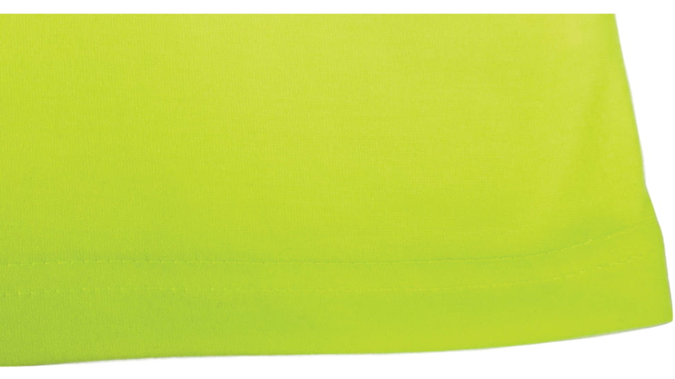 Rothco Moisture Wicking Long Sleeve Pocket T-Shirt - Mens, Safety Green, Small, 11221-S