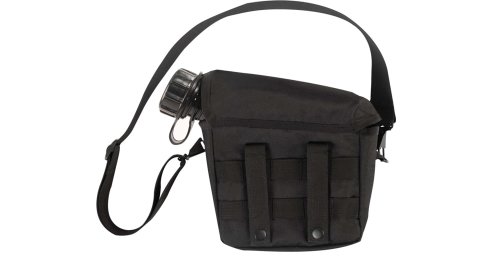 Rothco MOLLE 2 QT. Bladder Canteen Cover, Black, 12871-Black