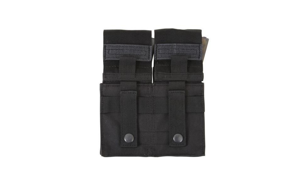 Rothco MOLLE Double M16 Pouch w/ Inserts, Black, 50115-Black