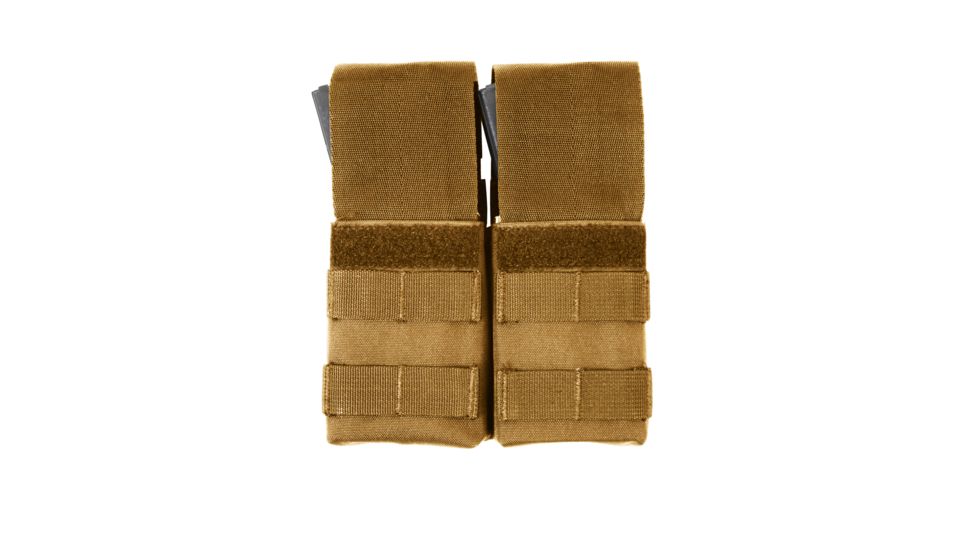 Rothco MOLLE Double M16 Pouch w/ Inserts, Coyote Brown, 50115-CoyoteBrown