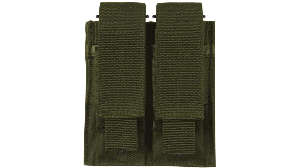 Rothco MOLLE Double Pistol Mag Pouch, Olive Drab, 51002-OliveDrab