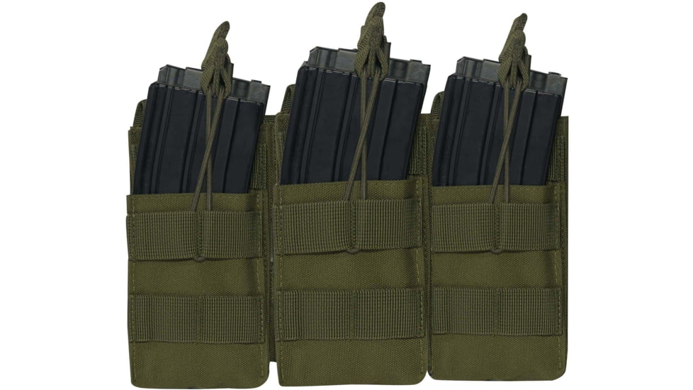 Rothco MOLLE Open Top Six Rifle Mag Pouch, Olive Drab, 41011-OliveDrab