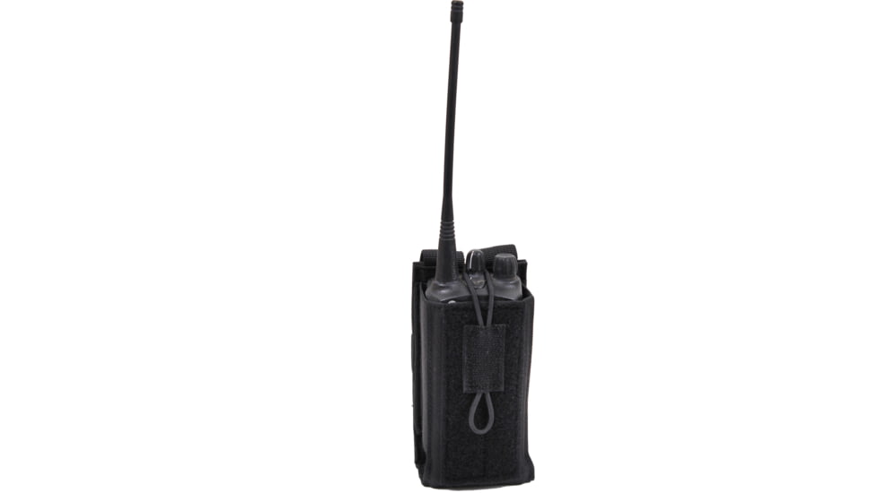 Rothco MOLLE Universal Radio Pouch, Black, 5229
