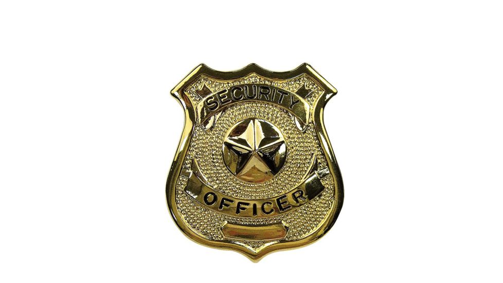 Rothco Security Officer Badge, Gold, 1905-Gold