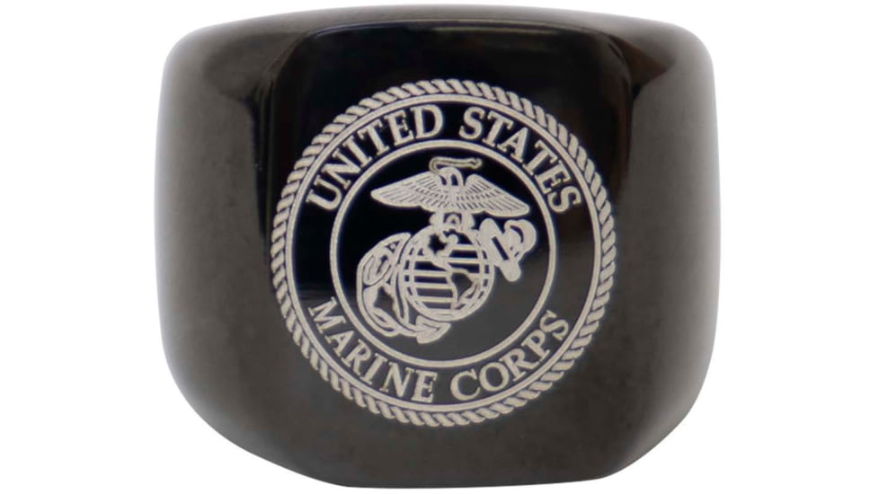 Rothco Stainless Steel USMC Eagle/Globe &amp; Anchor Ring, Black, 10, 1999-10