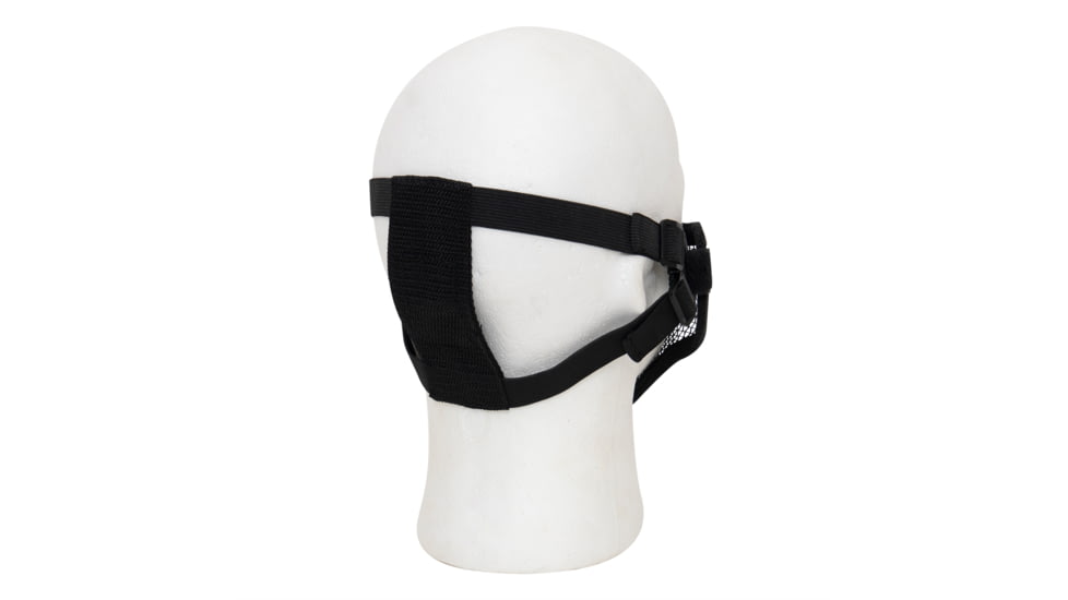 Rothco Steel Half Face Tactical Mask, Black Skull, 14979