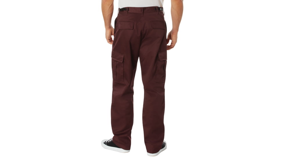 Rothco Tactical BDU Cargo Pants, Maroon, Small, 27-31in Waist, 11160-Maroon-S27-31Waist