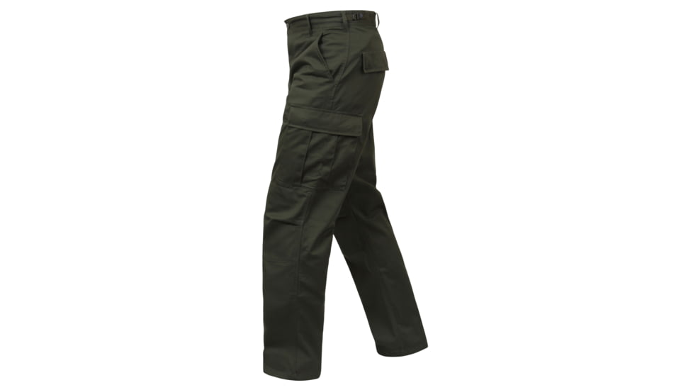 Rothco Tactical BDU Cargo Pants, Black, Medium, Short, 7971-Black-M-Short31-35Waist2612-2912Length