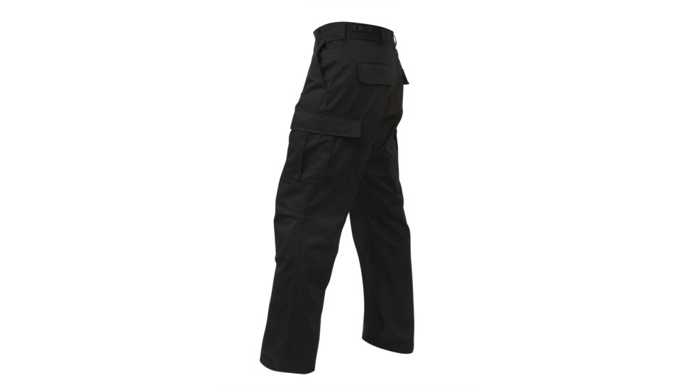 Rothco Tactical BDU Pants, Black, Medium, Short, 7971-Black-M-Short31-35Waist2612-2912Length