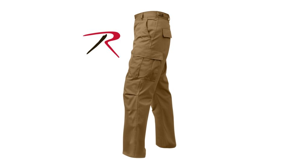 Rothco Tactical BDU Cargo Pants, Black, Medium, Short, 7971-Black-M-Short31-35Waist2612-2912Length