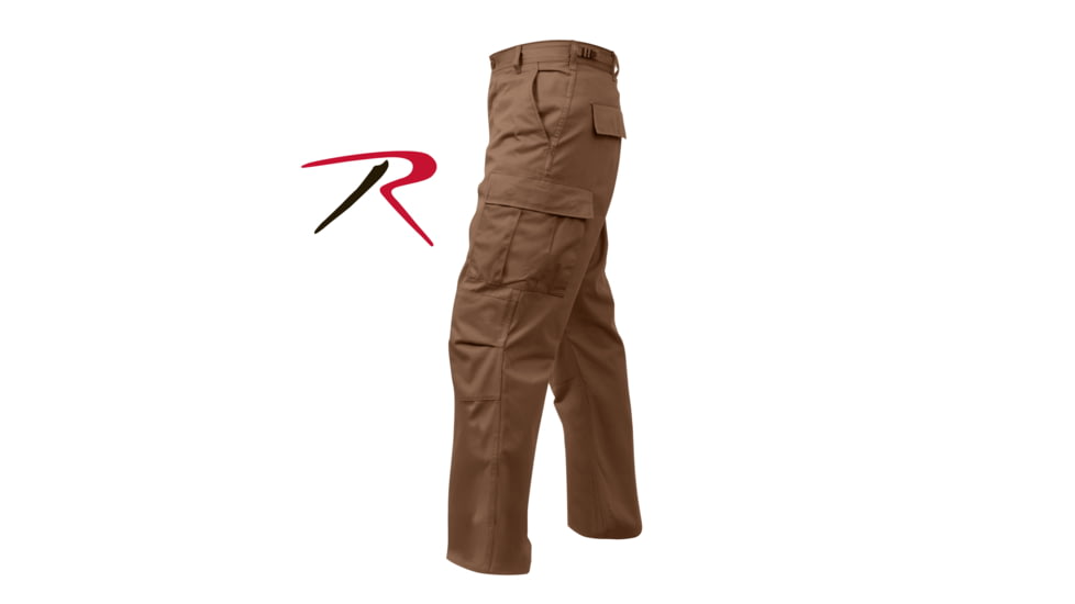 Rothco Tactical BDU Cargo Pants, Black, Medium, Short, 7971-Black-M-Short31-35Waist2612-2912Length