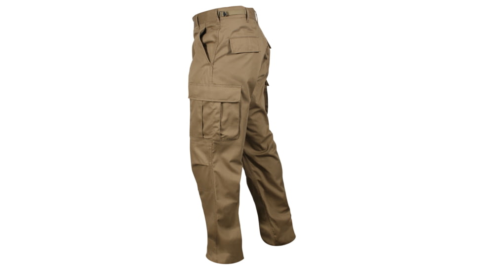 Rothco Tactical BDU Cargo Pants, Black, Medium, Short, 7971-Black-M-Short31-35Waist2612-2912Length