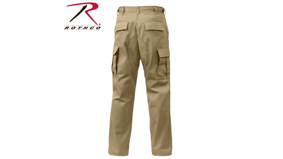 Rothco Tactical BDU Cargo Pants, Black, Medium, Short, 7971-Black-M-Short31-35Waist2612-2912Length
