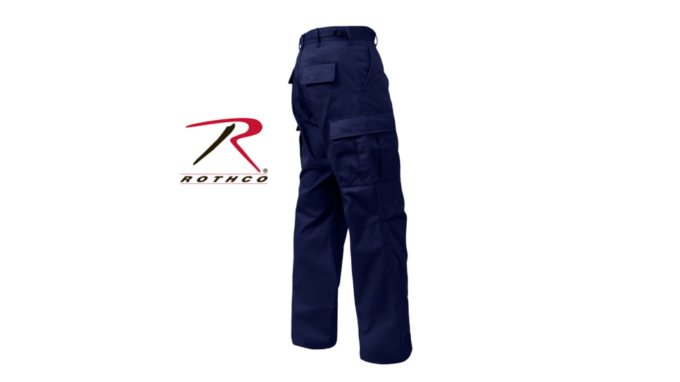 Rothco Tactical BDU Cargo Pants, Black, Medium, Short, 7971-Black-M-Short31-35Waist2612-2912Length