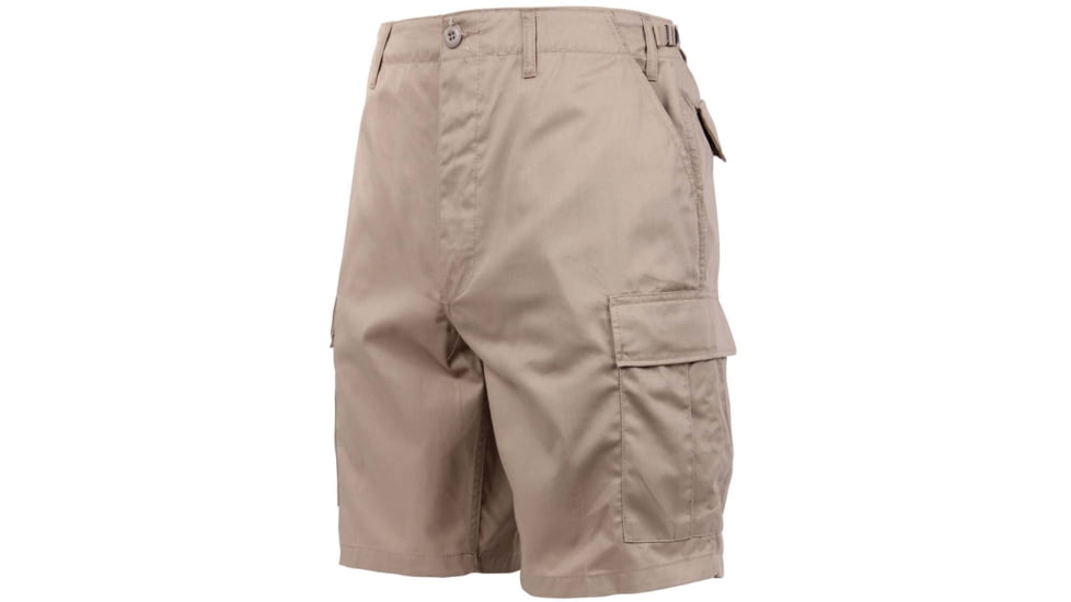 Rothco BDU Shorts, Khaki, Extra Small, 65203-Khaki-XS