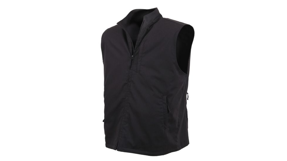 Rothco Undercover Travel Vest, Black, 4XL, 75503-Black-4XL
