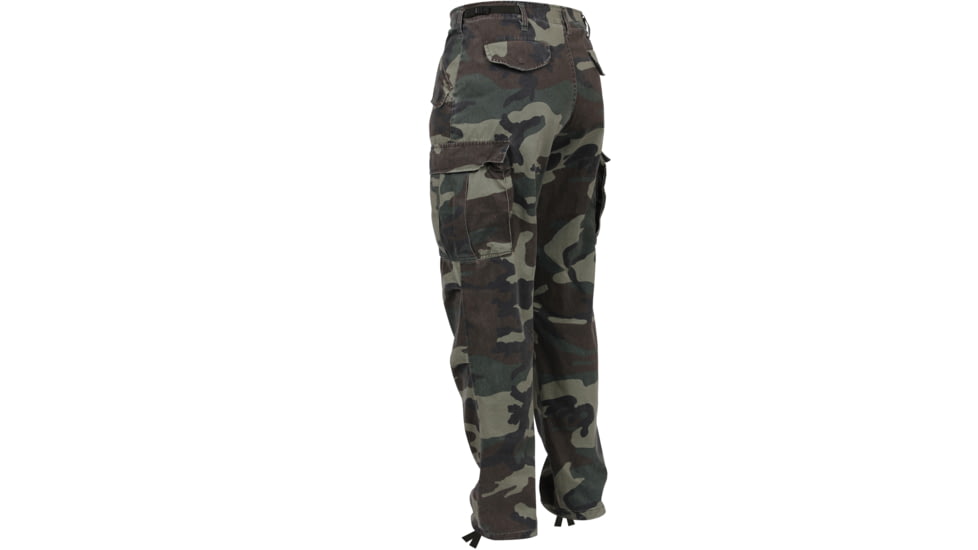 Rothco Vintage M-65 Field Pant, Mens, Woodland Camo, 3XL, 2607
