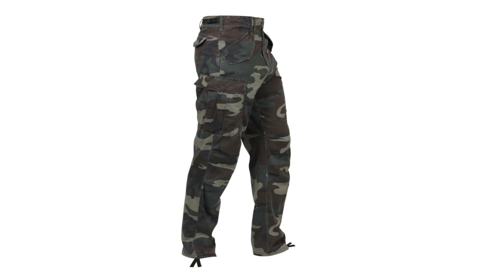 Rothco Vintage M-65 Field Pant, Mens, Woodland Camo, 3XL, 2607