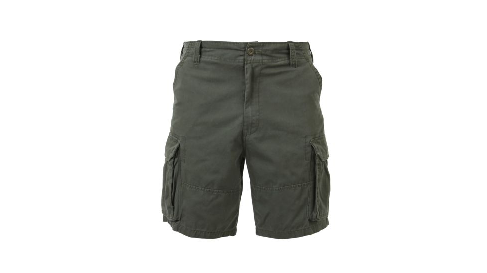 Rothco Vintage Solid Paratrooper Cargo Short, Olive Drab, XL, 2160-OliveDrab-XL