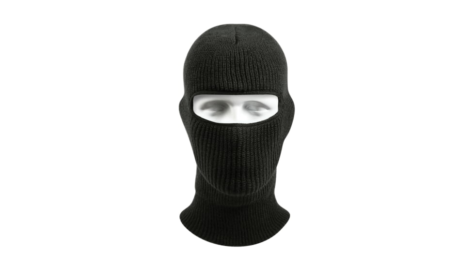 Rothco Wintuck Acrylic One-Hole Face Mask, Black, 5066