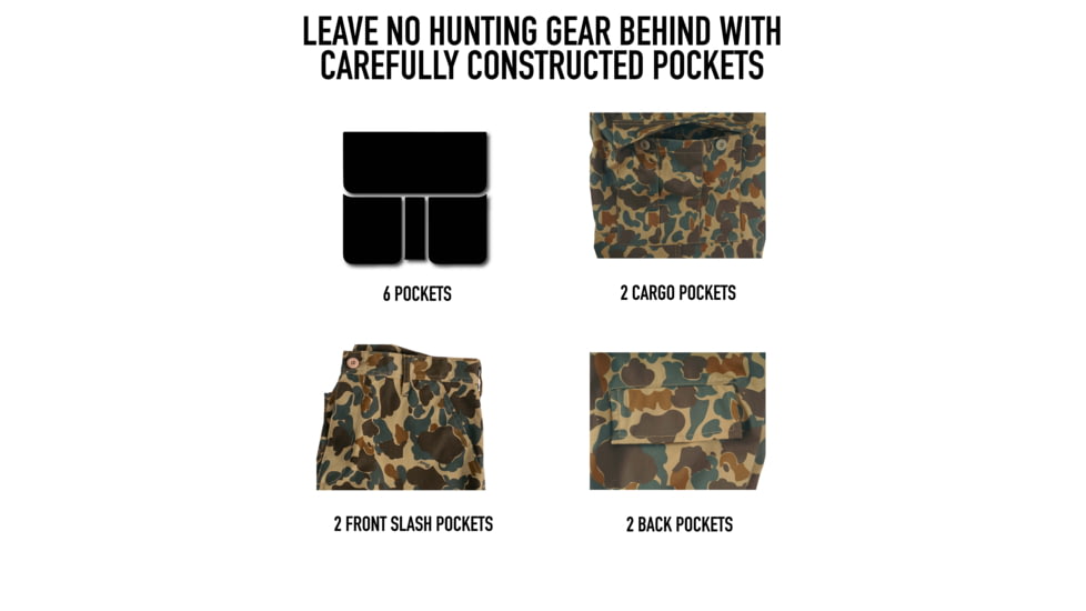 Rothco X Bear Archery Fred Bear Camo Tactical BDU Pants - Men's, Fred Bear Camo, Medium, 35 Waist, 19020-M31-35Waist