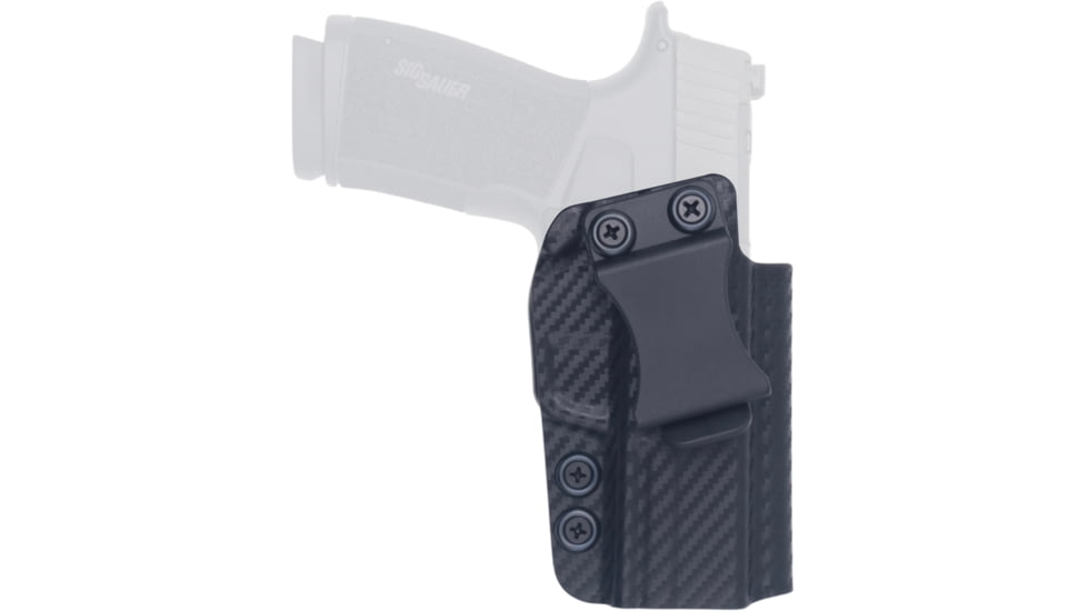 Rounded by Concealment Express IWB KYDEX Holster Sig Sauer P365X Macro, Right Hand, Carbon Fiber Black, SSR-P365XMACRO-CF-RH-VAR