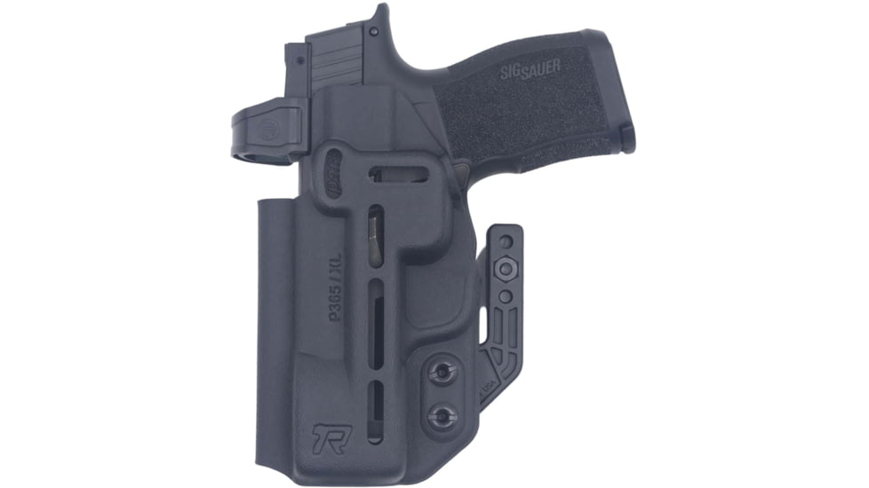 Rounded Sig Sauer Druid IWB/OWB Kydex Holster, Sig Sauer P365/P365 XL, Black, RG-DRUID-SIGP365-BK-AMBI